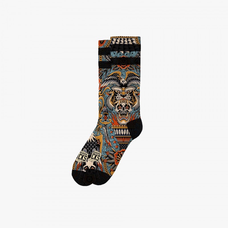 American Socks Dagger - AS285 | Fuxia, Urban Tribes United