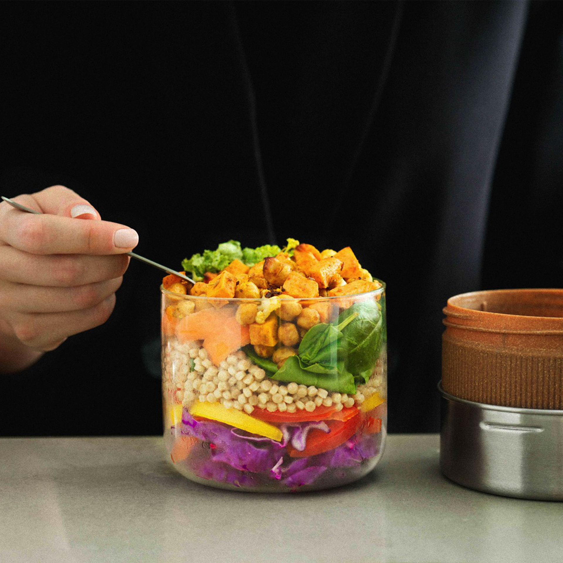 black + blum Glass Lunch Pot Large 600ml