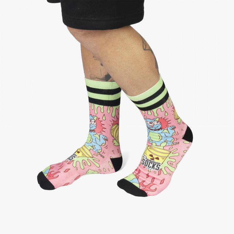 American Socks Radioactive - AS361 | Fuxia, Urban Tribes United