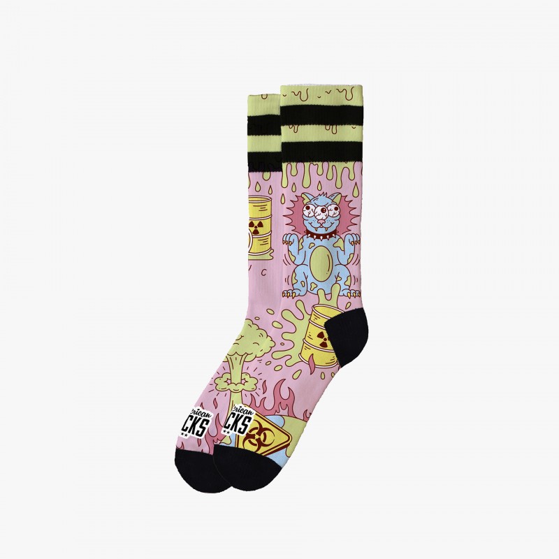 American Socks Radioactive - AS361 | Fuxia, Urban Tribes United