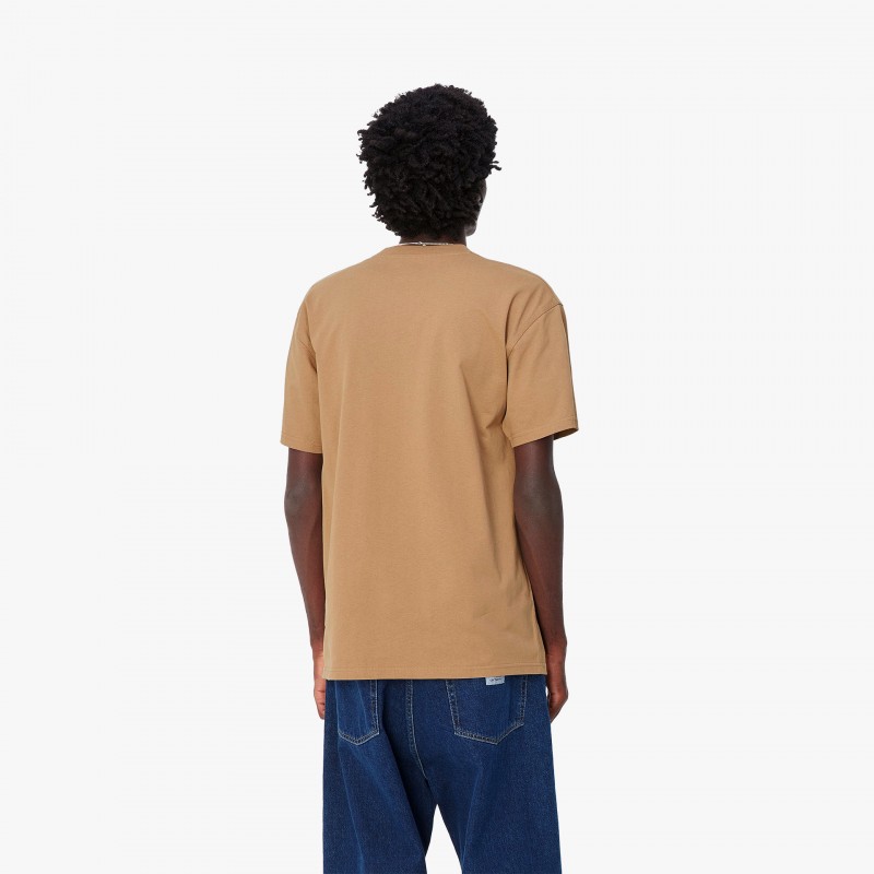 Carhartt WIP S/S American Script - I029956 2FS XX | Fuxia, Urban Tribes United