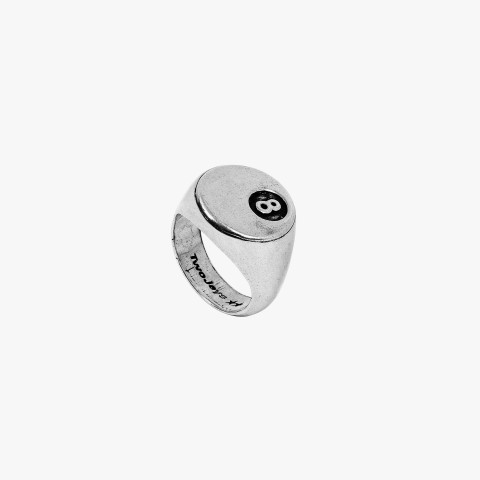 TwoJeys 8 Ball Ring Silver