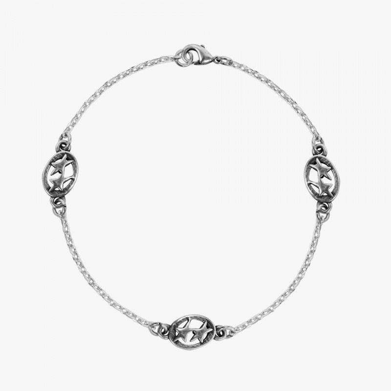 TwoJeys Mini Superstar Bracelet Silver - MINI SUPERSTAR SIL | Fuxia, Urban Tribes United