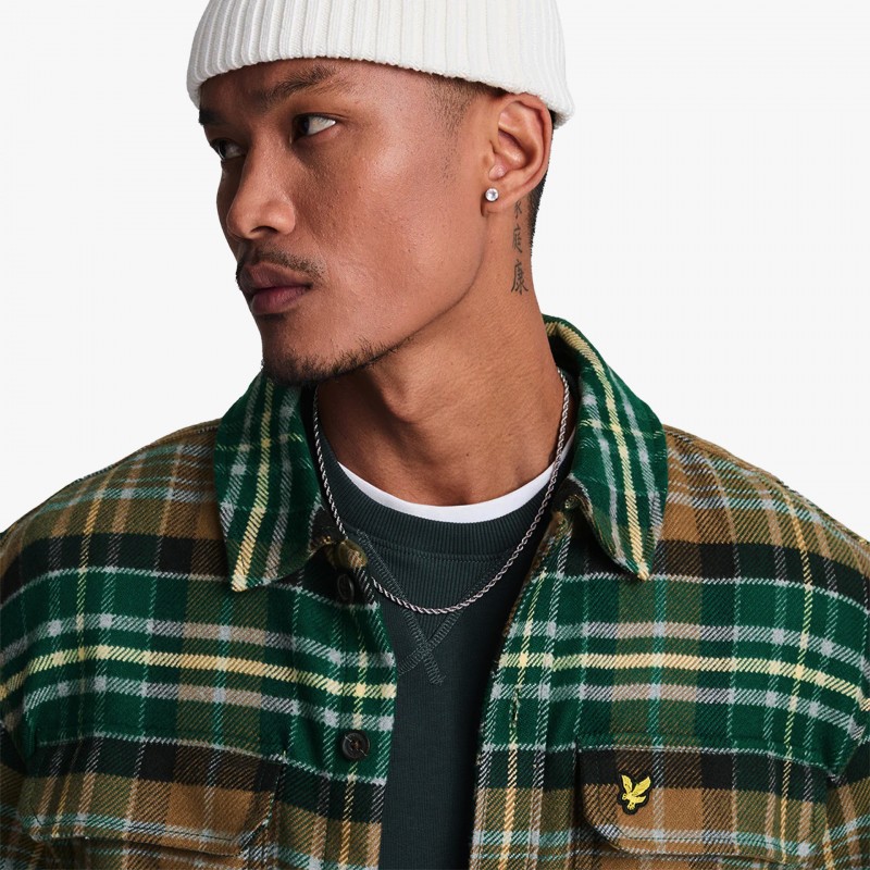 Lyle & Scott Check Flannel - LW2104V X351 | Fuxia, Urban Tribes United