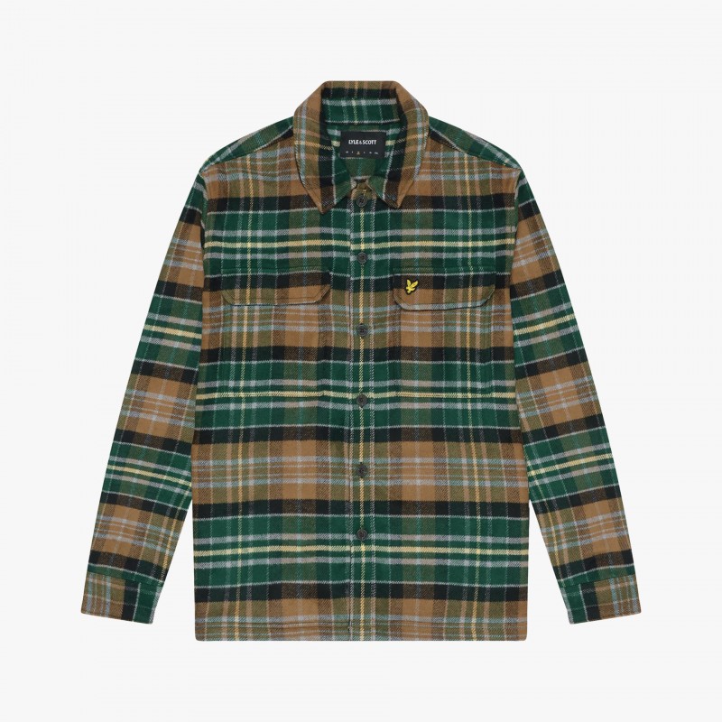 Lyle & Scott Check Flannel - LW2104V X351 | Fuxia, Urban Tribes United