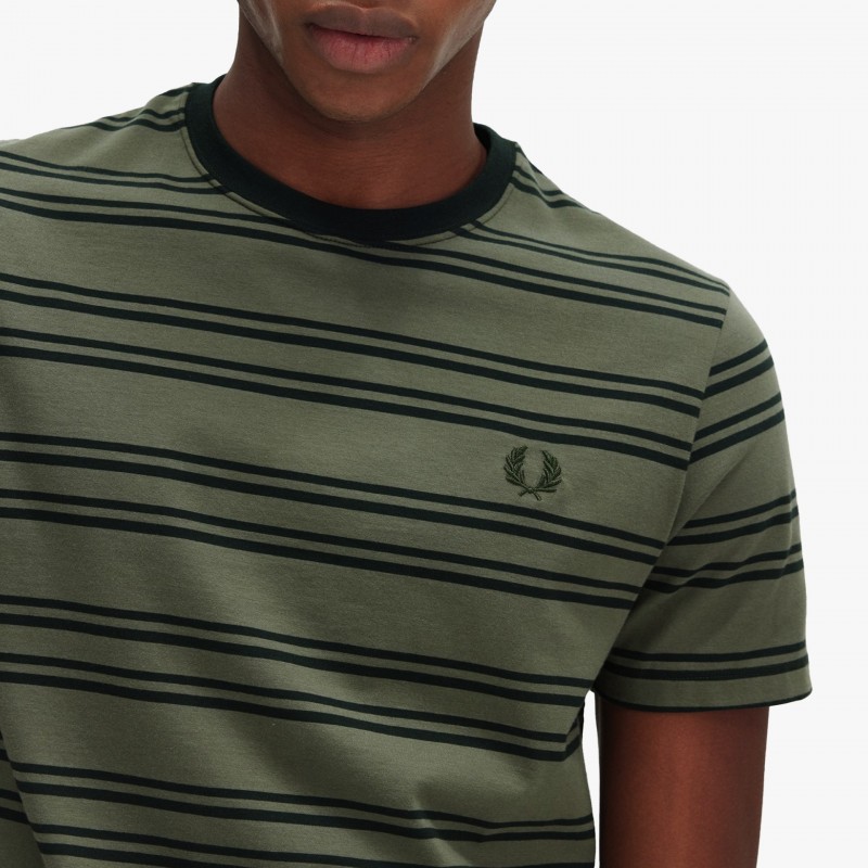 Fred Perry Contrast Tape Ringer - M8566 W49 - Fuxia, Urban Tribes United