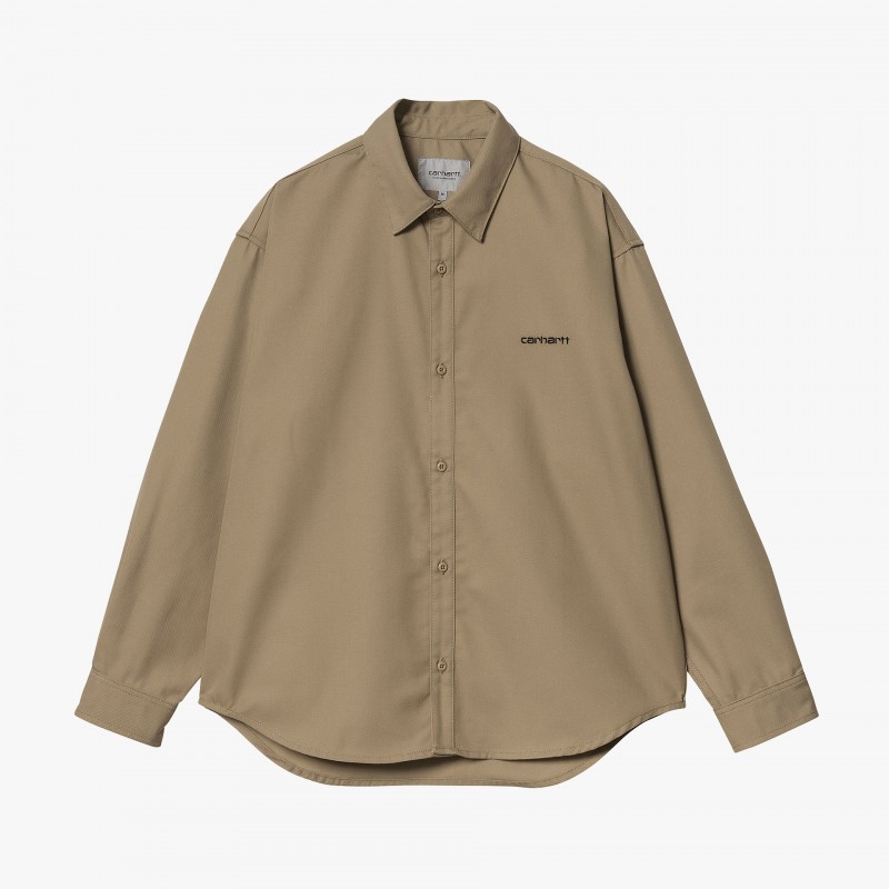 Carhartt L/S Module Script - I033768 0DK 01 | Fuxia, Urban Tribes United