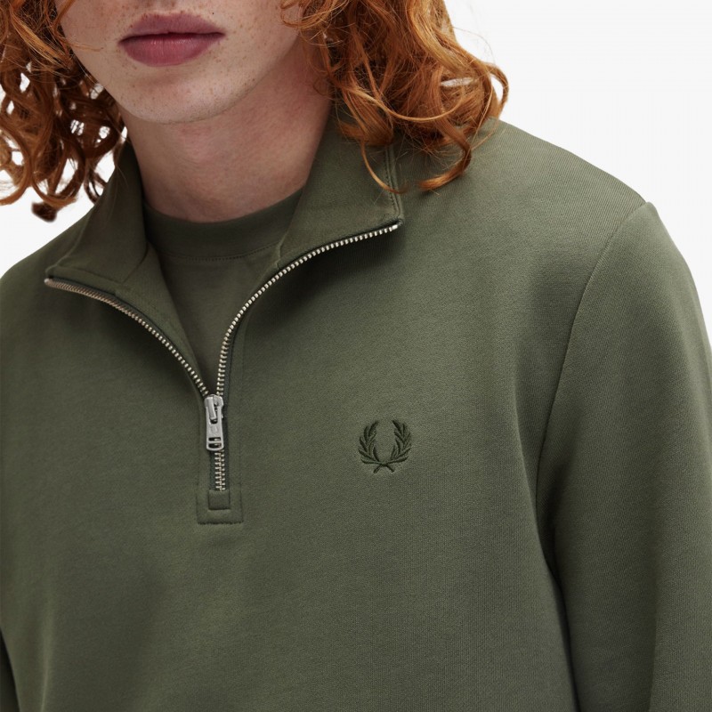 Fred Perry Half Zip - M3574 W49 | Fuxia, Urban Tribes United