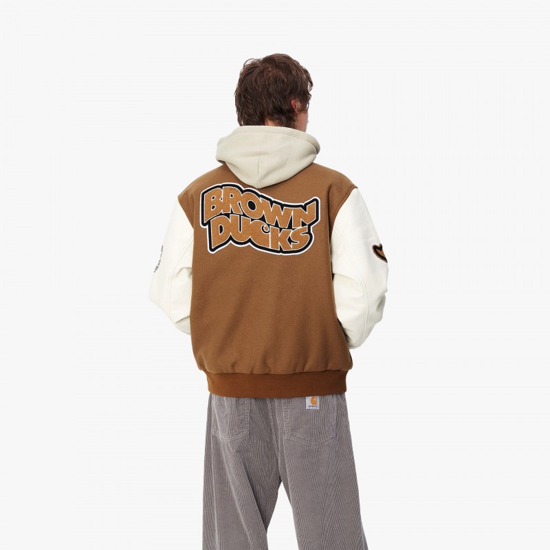 Carhartt WIP Brown Ducks Bomber - I033855 1X4 XX | Fuxia, Urban Tribes United