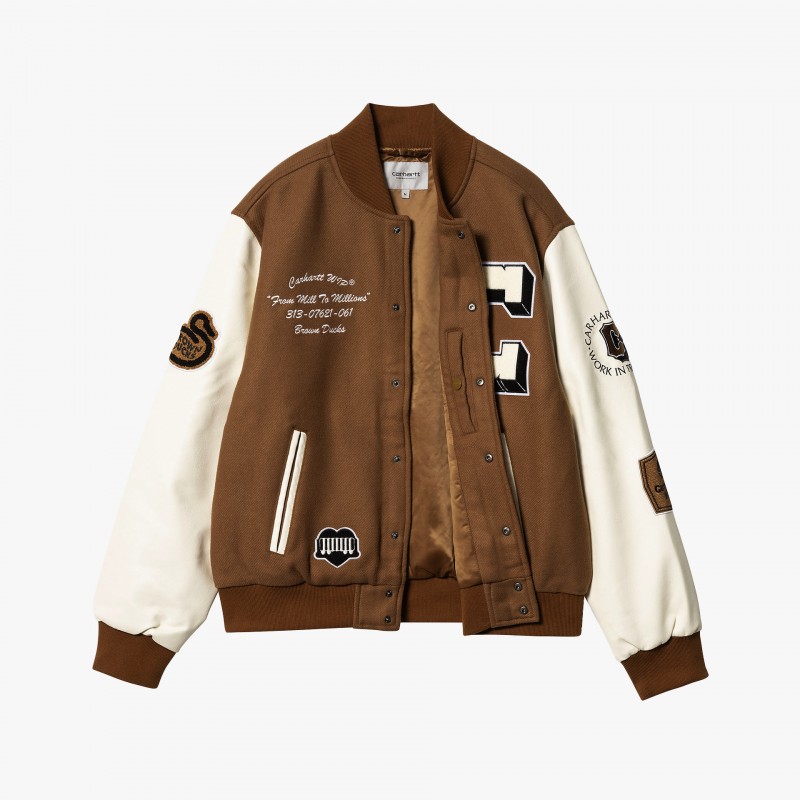 Carhartt WIP Brown Ducks Bomber - I033855 1X4 XX | Fuxia, Urban Tribes United