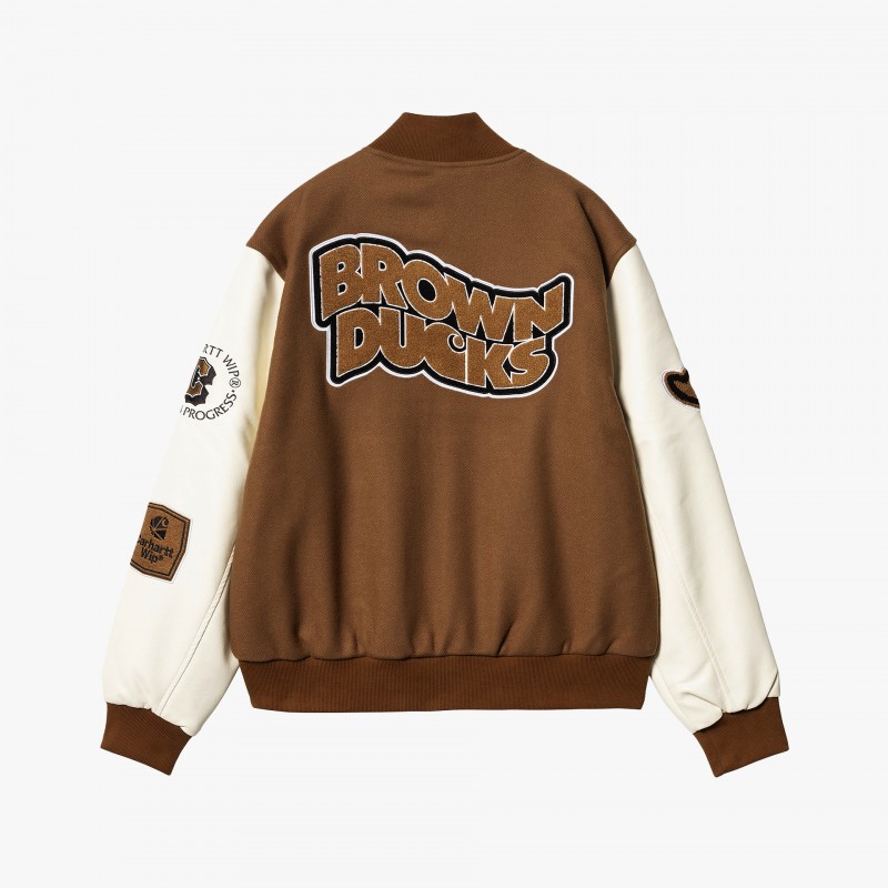 Carhartt WIP Brown Ducks Bomber - I033855 1X4 XX | Fuxia, Urban Tribes United