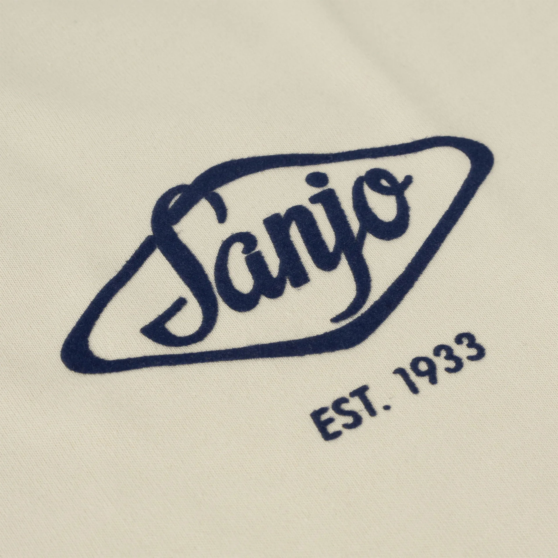 Sanjo Flocked Logo
