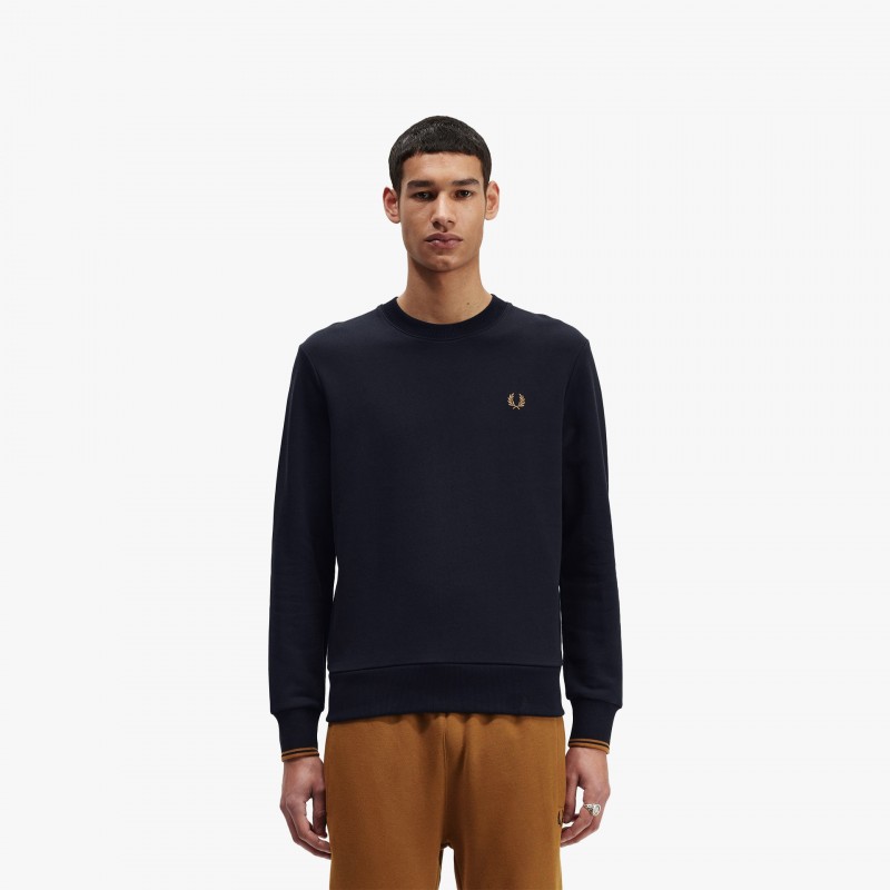 Fred Perry Crew Neck - M7535 R63 | Fuxia, Urban Tribes United