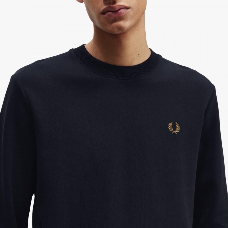 Fred Perry Crew Neck - M7535 R63 | Fuxia, Urban Tribes United