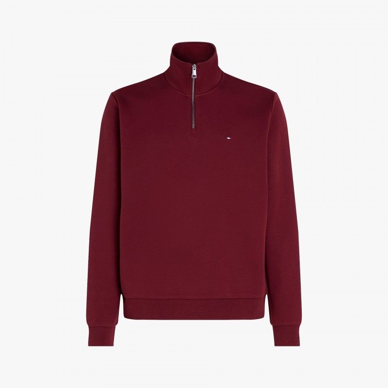 Tommy Hilfiger Essential Intechno 1/4 Zip - MW0MW36510 VLP | Fuxia, Urban Tribes United