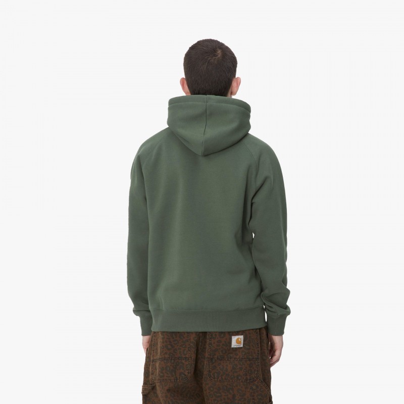 Carhartt WIP Hooded Script Chase - I033661 2CX XX | Fuxia, Urban Tribes United