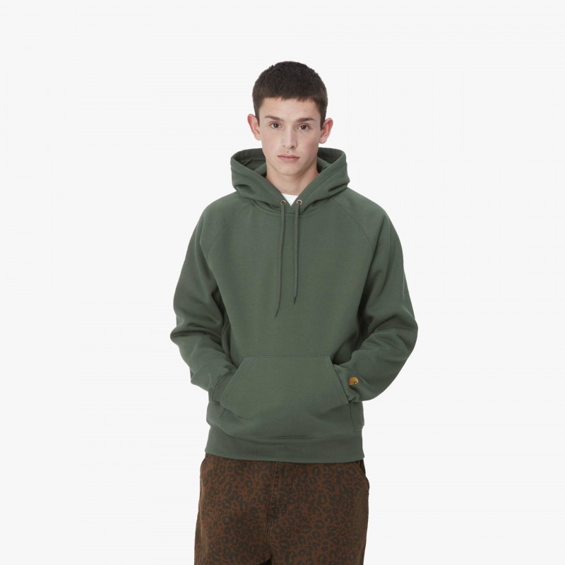 Carhartt WIP Hooded Script Chase - I033661 2CX XX | Fuxia, Urban Tribes United