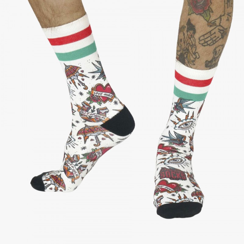 American Socks Love Hurts - AS245 | Fuxia, Urban Tribes United