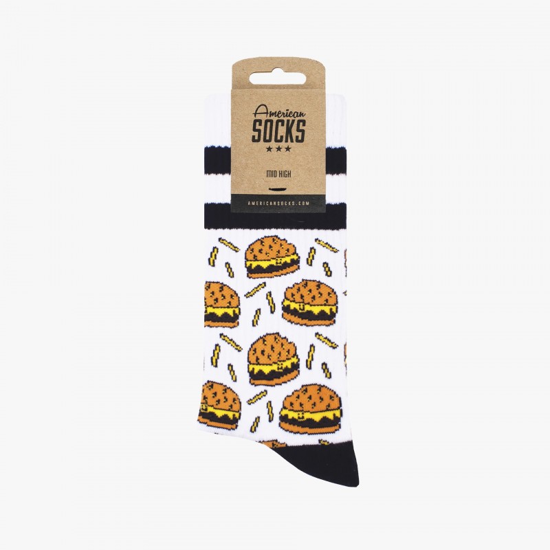 American Socks Burger Mania - AS325 | Fuxia, Urban Tribes United