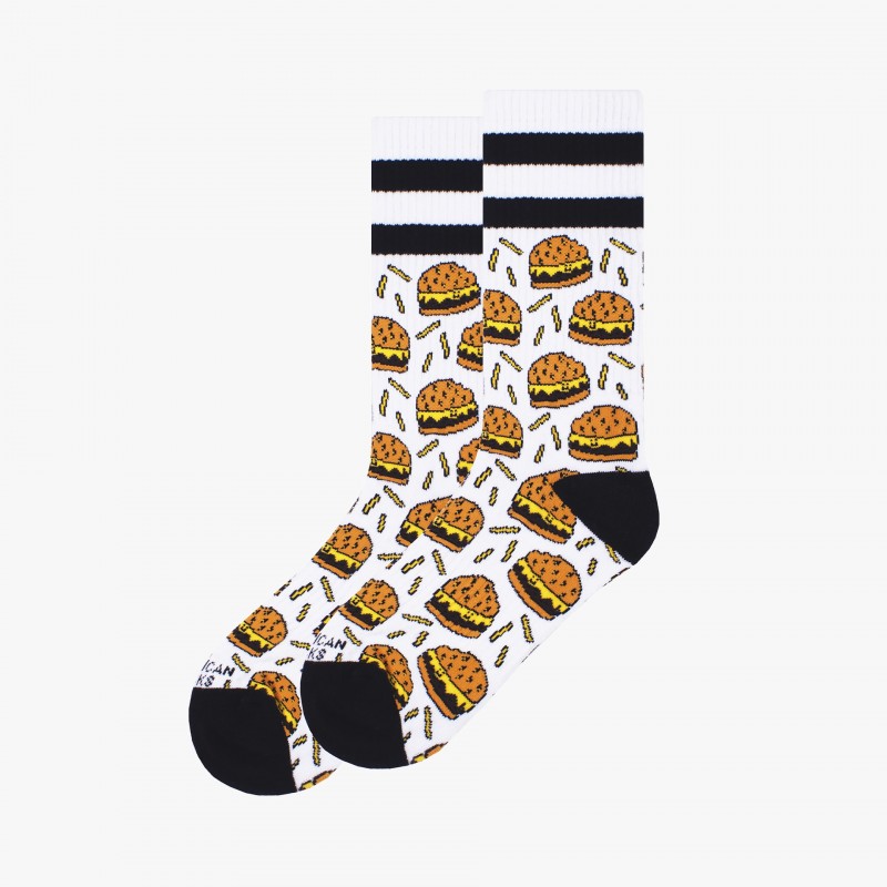 American Socks Burger Mania - AS325 | Fuxia, Urban Tribes United