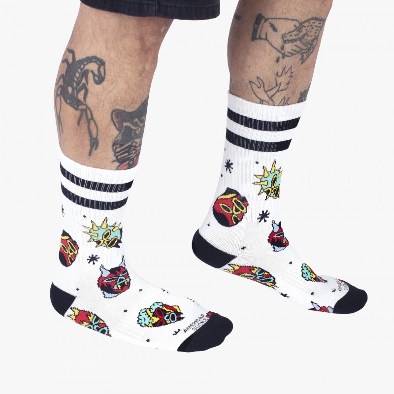 American Socks El Luchador - AS382 | Fuxia, Urban Tribes United