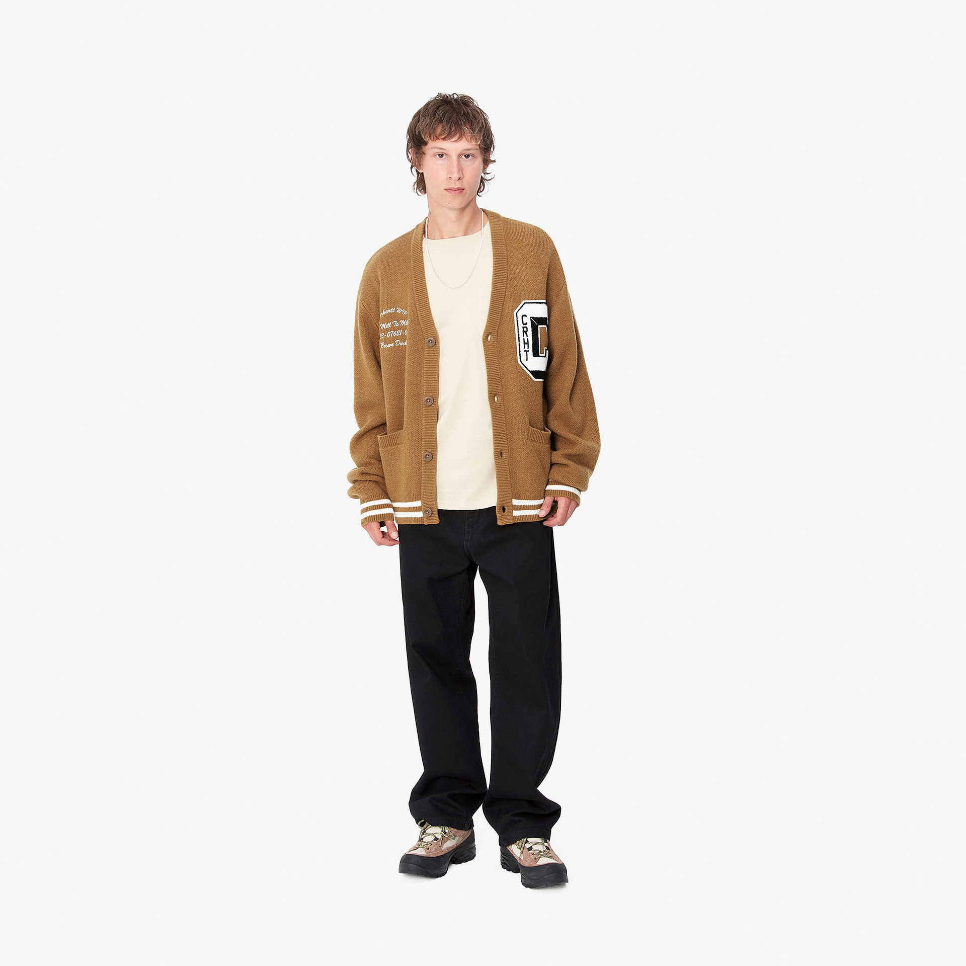 Carhartt WIP Brown Ducks Cardigan