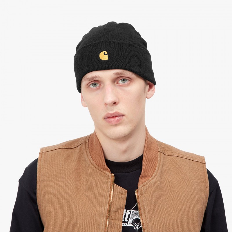 Carhartt WIP Chase Beanie - I026222 00F XX - Fuxia, Urban Tribes United