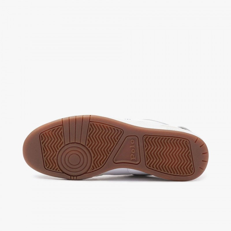 Polo Ralph Lauren Court Leather & Suede Trainer - 809834463002 - Fuxia, Urban Tribes United
