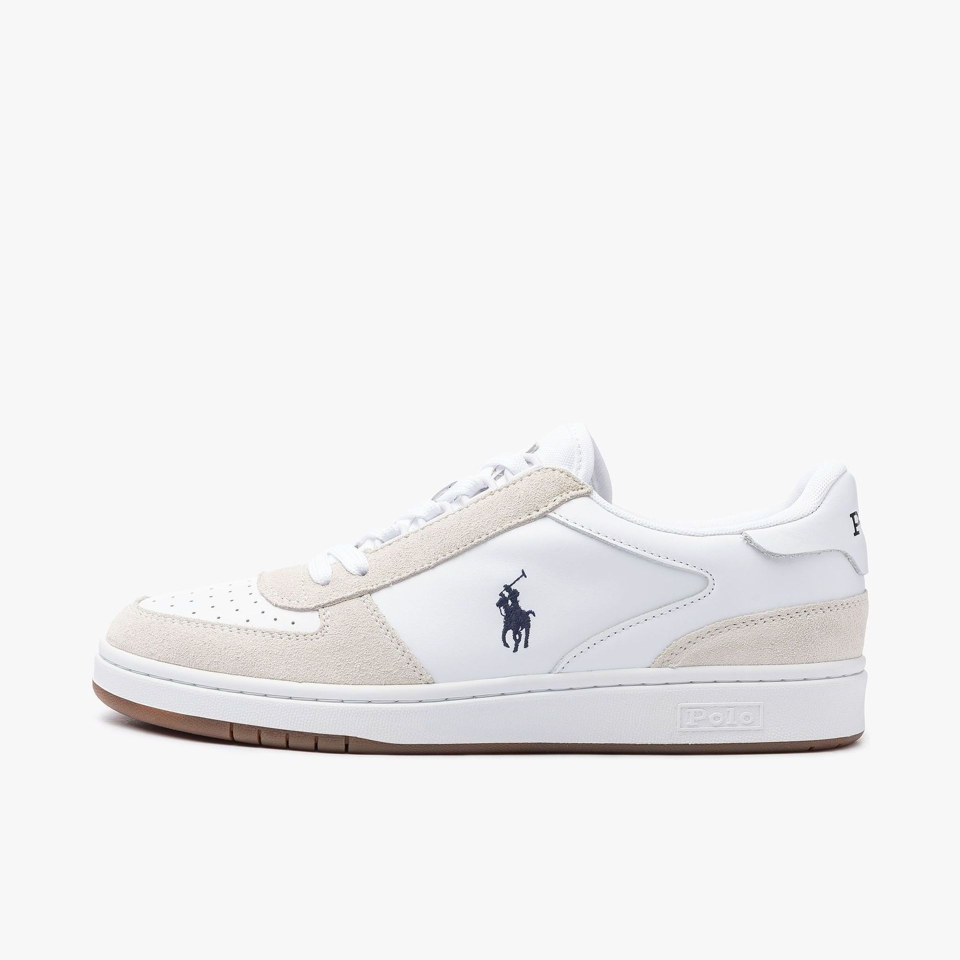Polo Ralph Lauren Court Leather & Suede Trainer