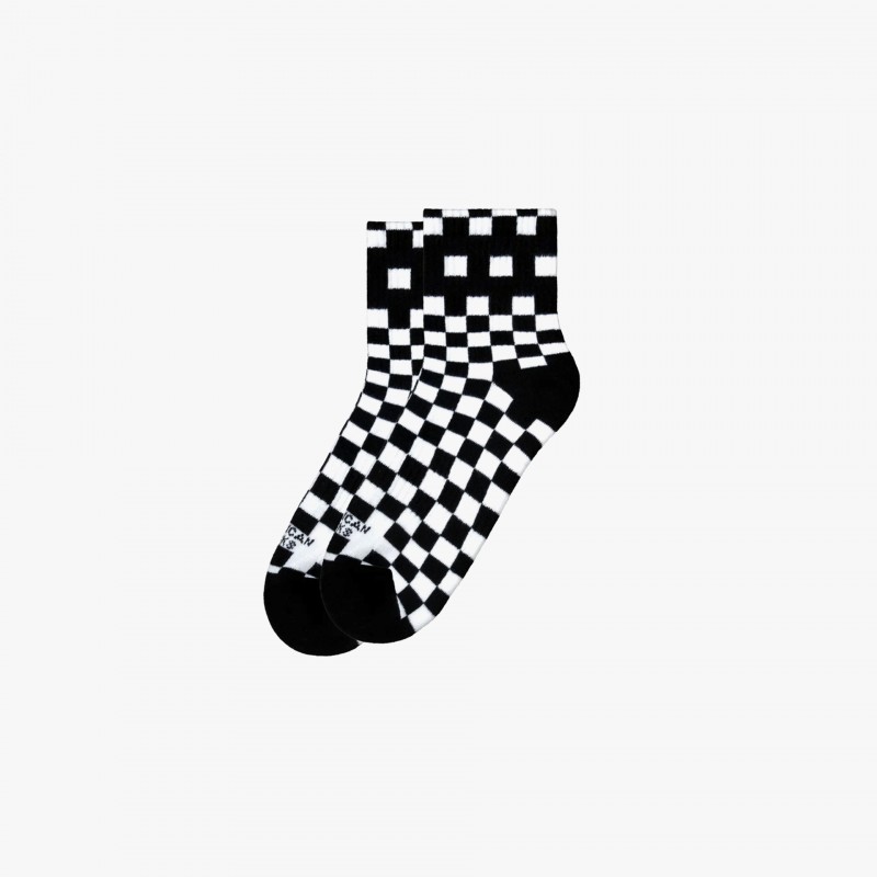 American Socks A High Checkerboard - AS353 - Fuxia, Urban Tribes United