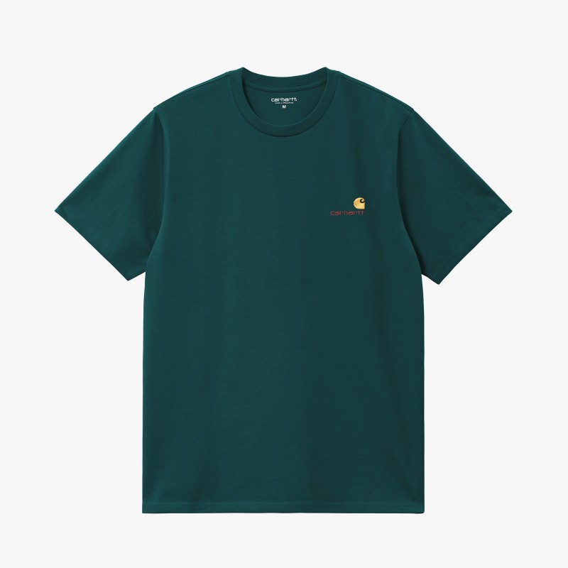 Carhartt WIP S/S American Script - I029956 2M1 XX - Fuxia, Urban Tribes United