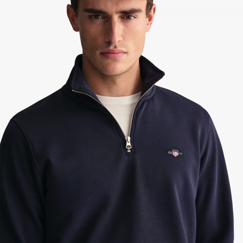 Gant Reg Shield Half Zip - 2008005 433 | Fuxia, Urban Tribes United