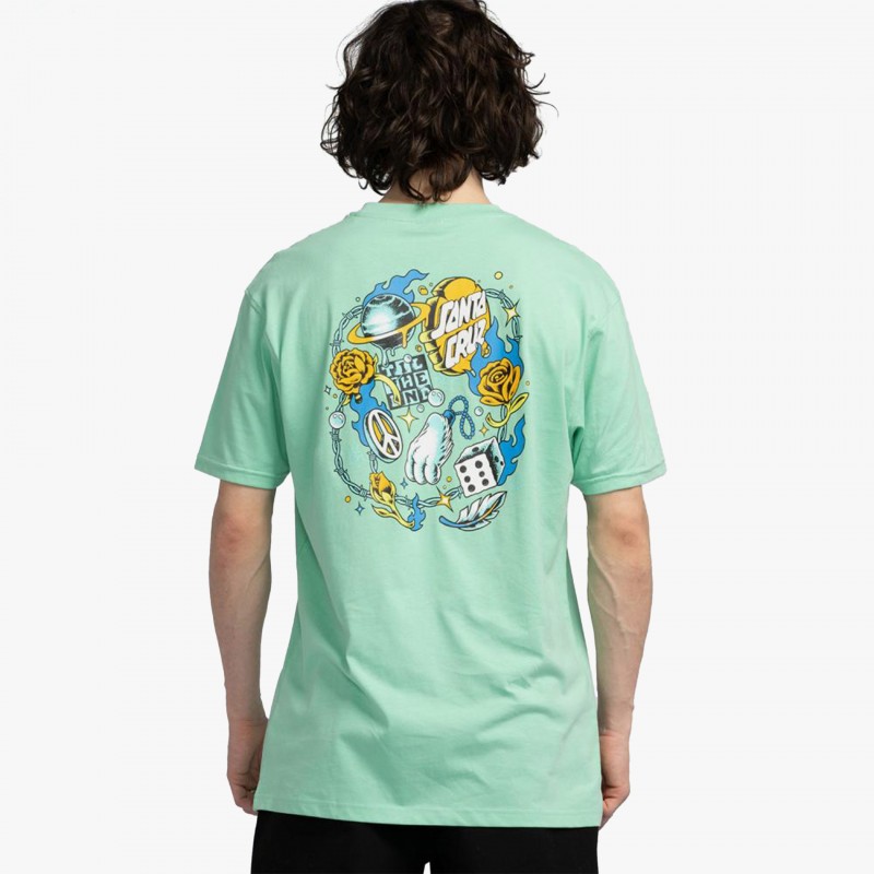 Santa Cruz Lucky Day - SCA TEE 11868 - Fuxia, Urban Tribes United