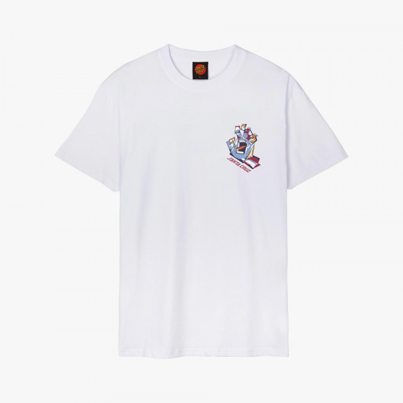 Santa Cruz Screaming Scratched Hand - SCA TEE 11826 - Fuxia, Urban Tribes United