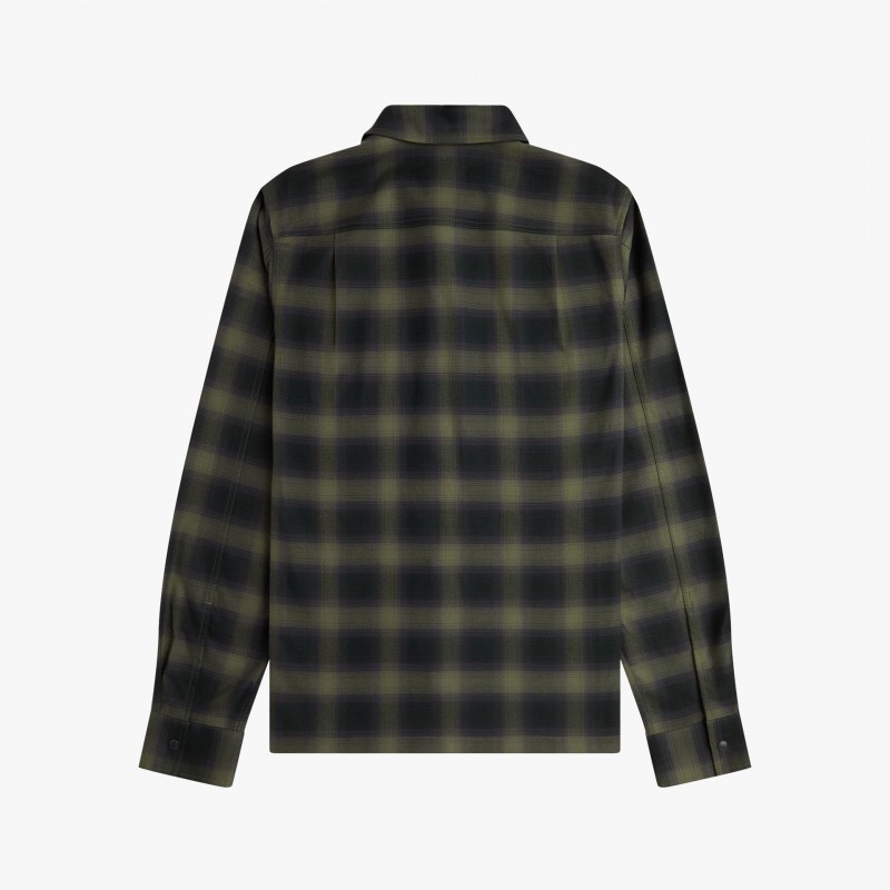 Fred Perry Blurred Tartan - M8718 X21 - Fuxia, Urban Tribes United