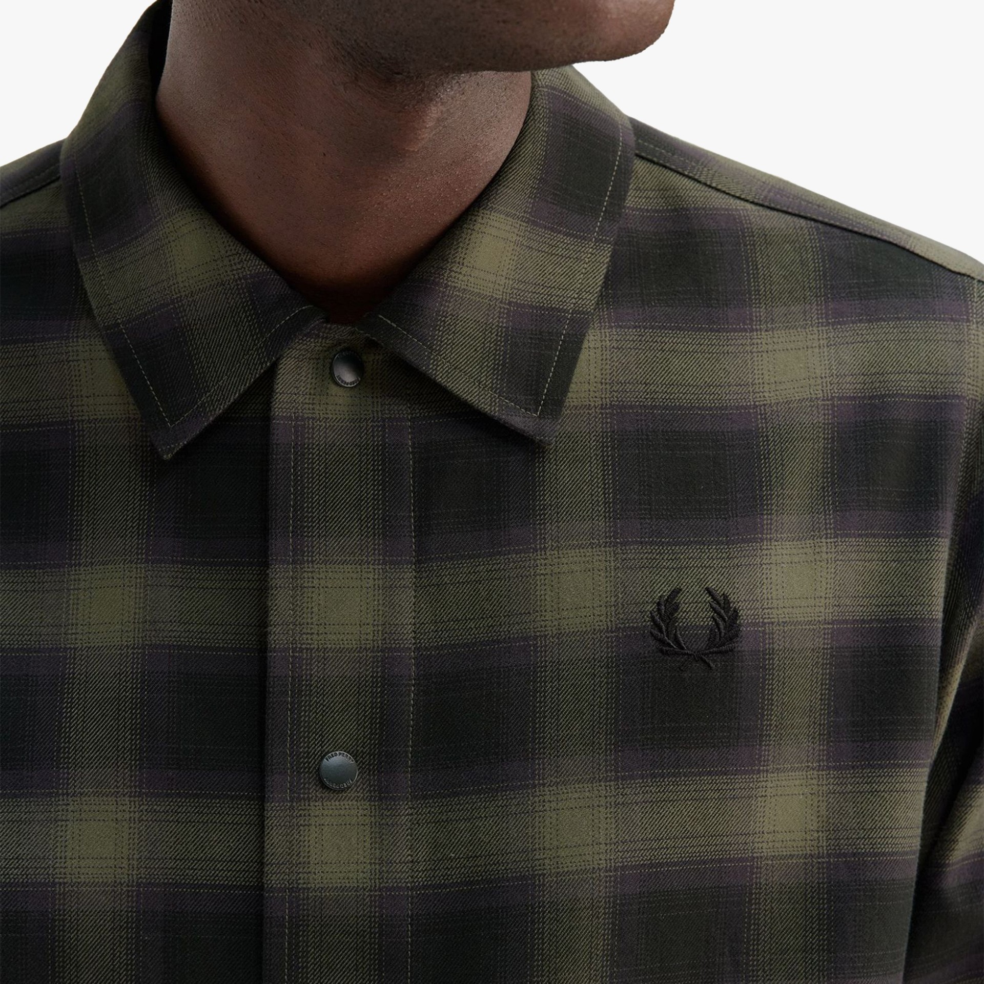 Fred Perry Blurred Tartan