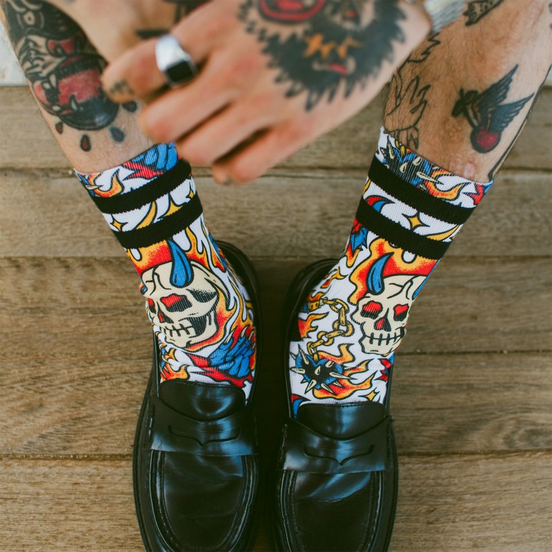 American Socks Wicked - AS418 | Fuxia, Urban Tribes United