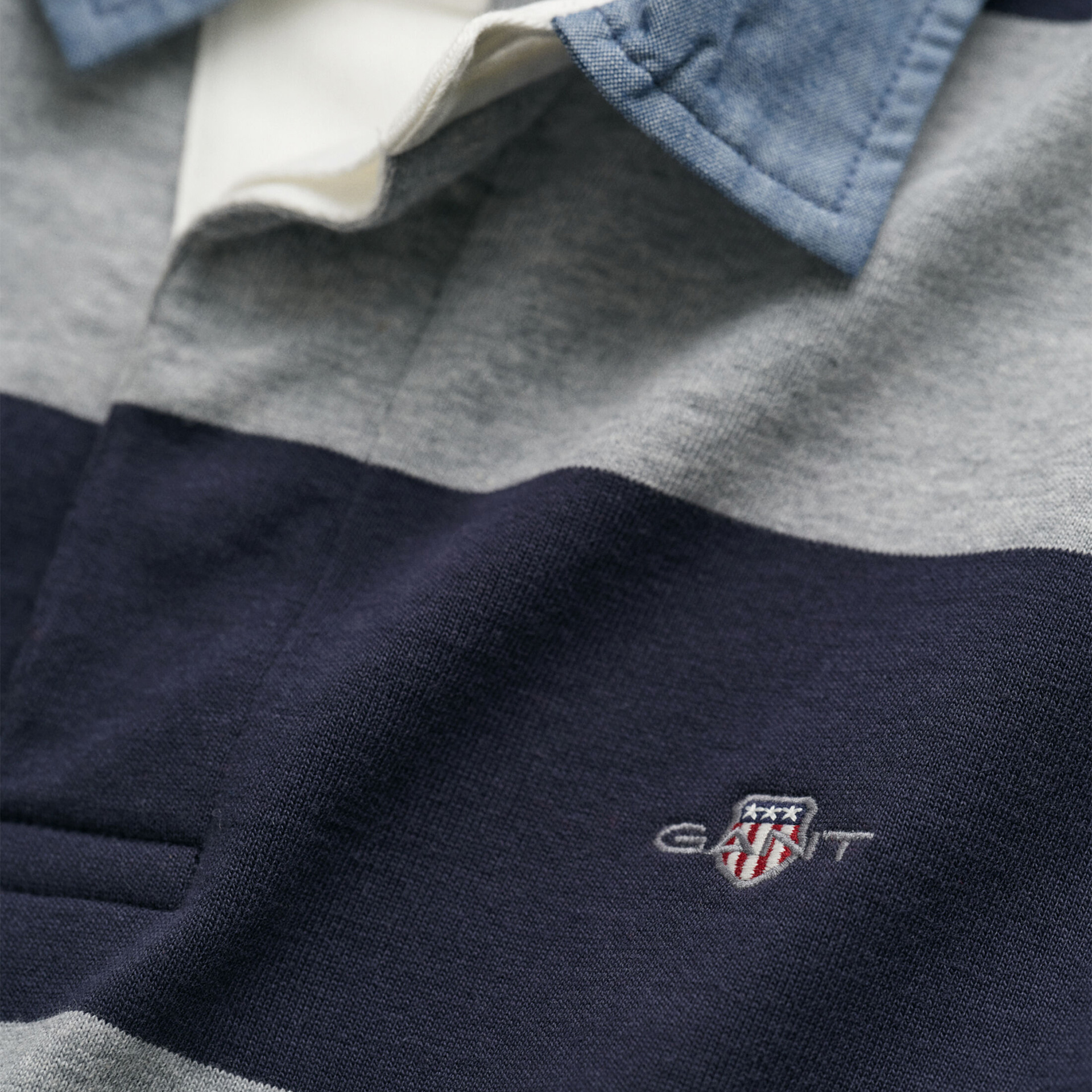 Gant Chambray Striped Heavy