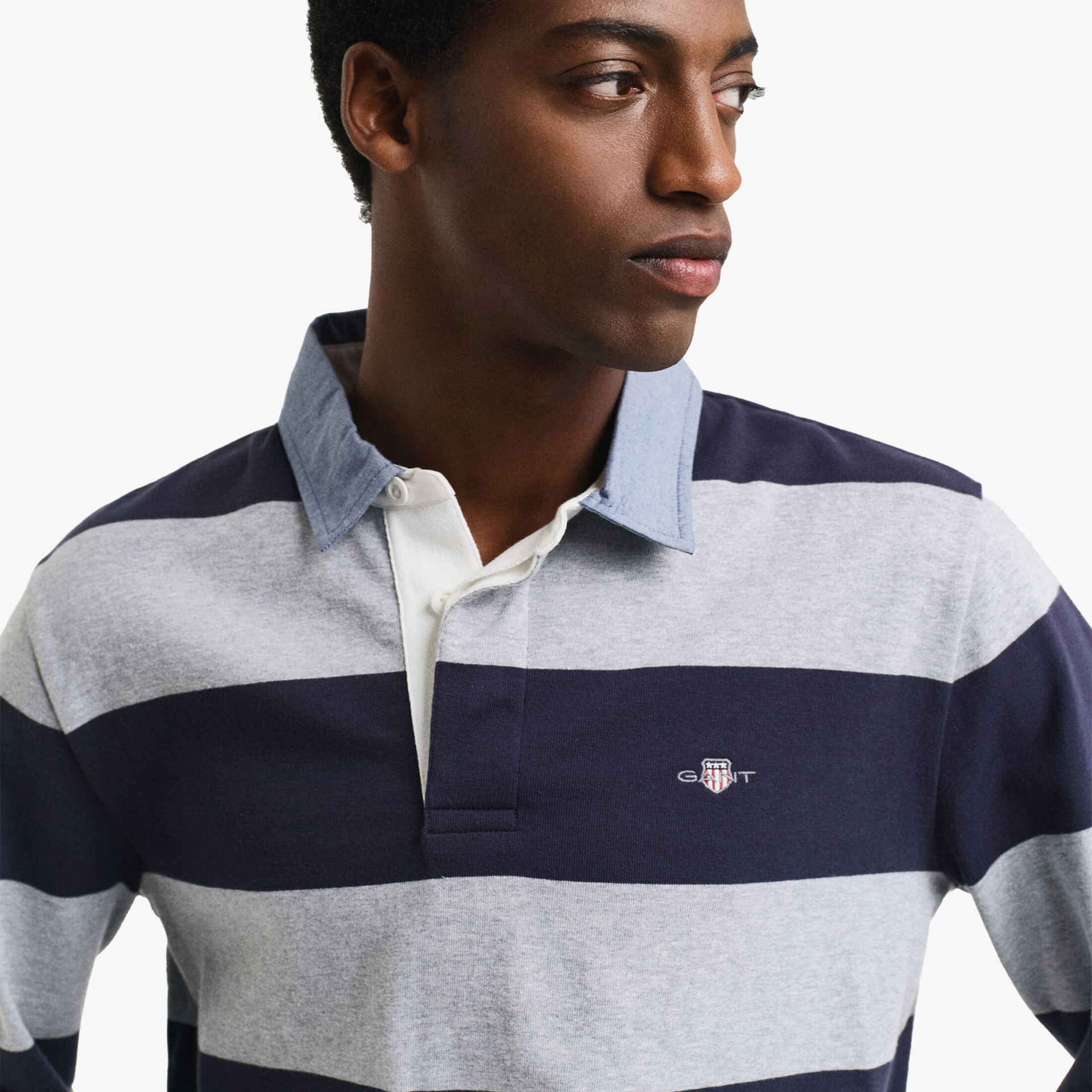 Gant Chambray Striped Heavy