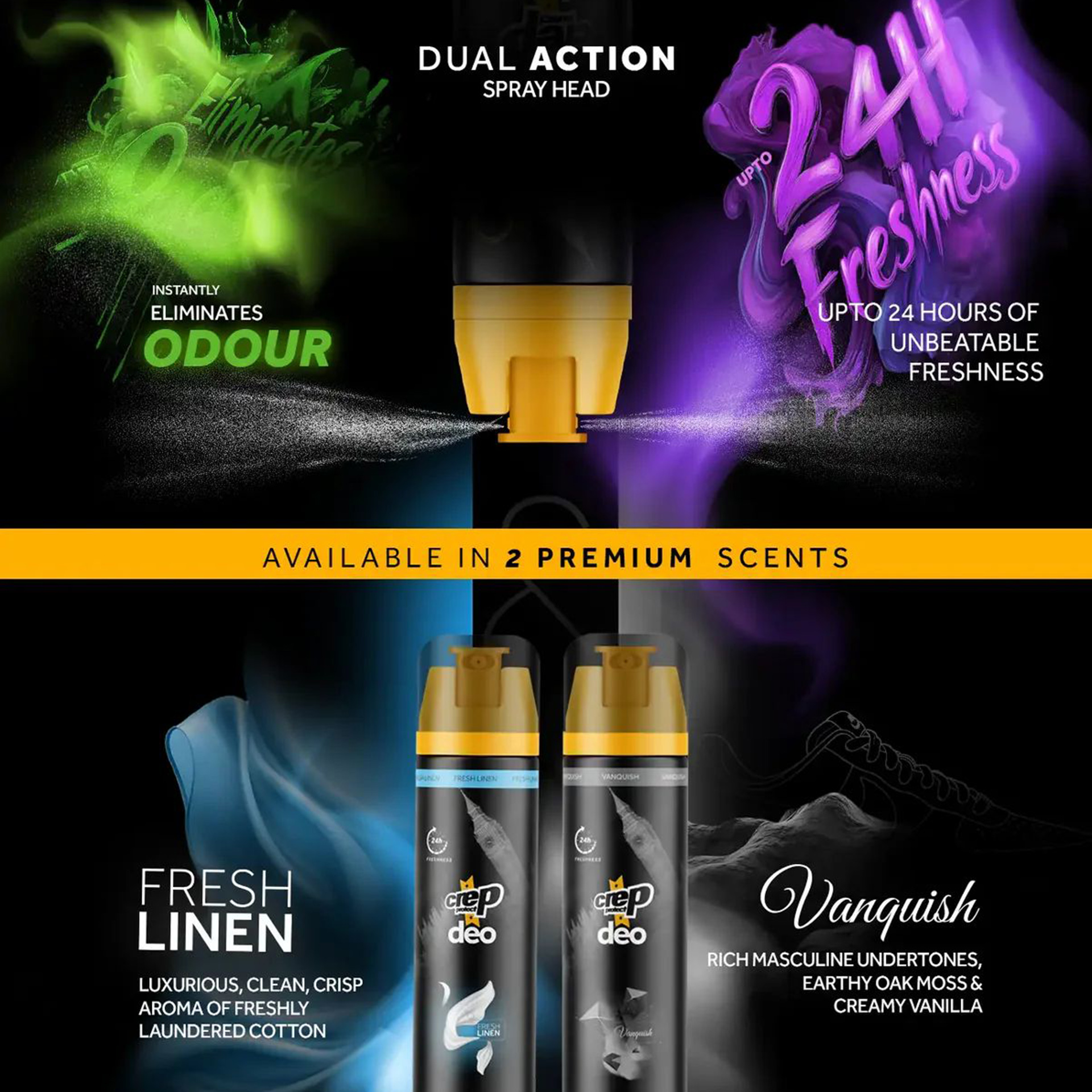 Crep Protect Deodoriser (Fresh Linen)