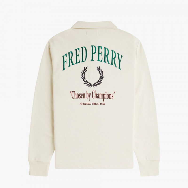 Fred Perry Embroidered Champion Collared - M9846 560 - Fuxia, Urban Tribes United