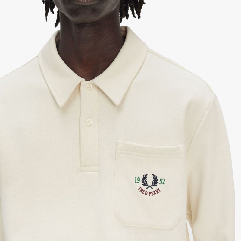 Fred Perry Embroidered Champion Collared - M9846 560 - Fuxia, Urban Tribes United