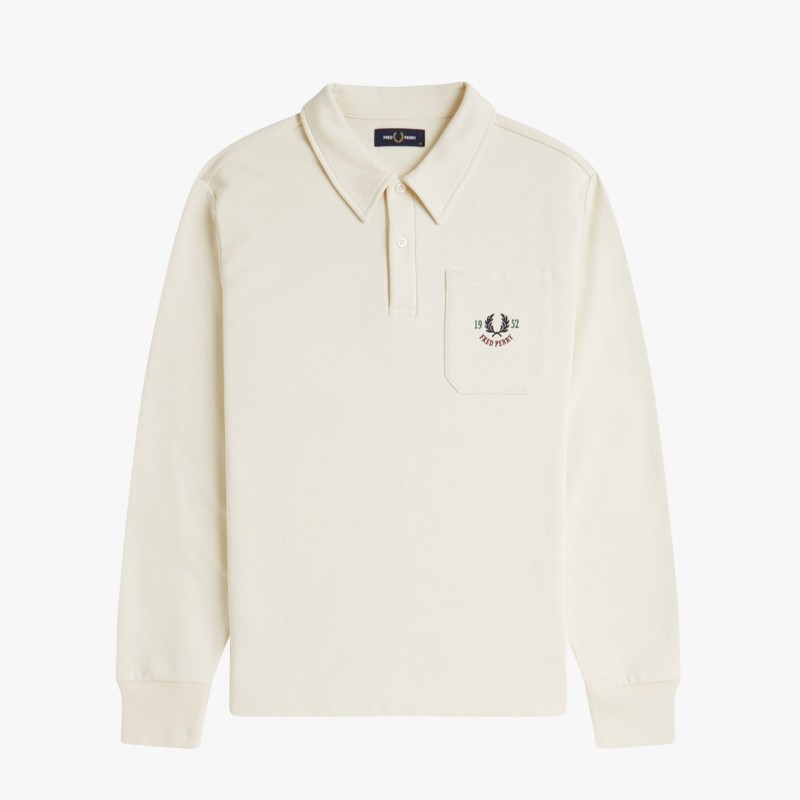 Fred Perry Embroidered Champion Collared - M9846 560 - Fuxia, Urban Tribes United