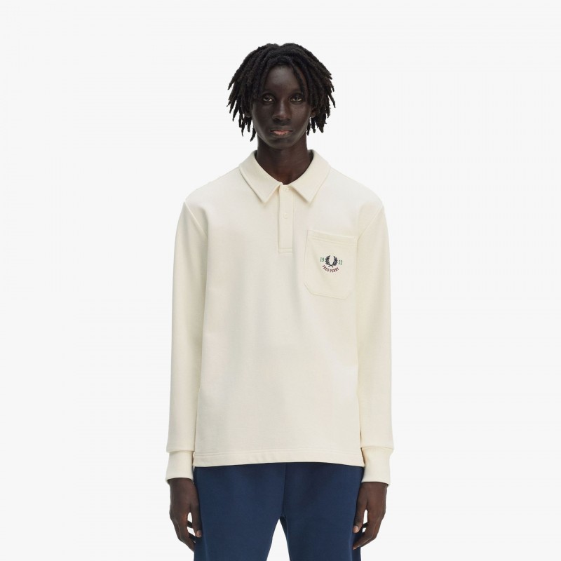 Fred Perry Embroidered Champion Collared - M9846 560 - Fuxia, Urban Tribes United