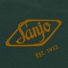 Sanjo Flocked Logo