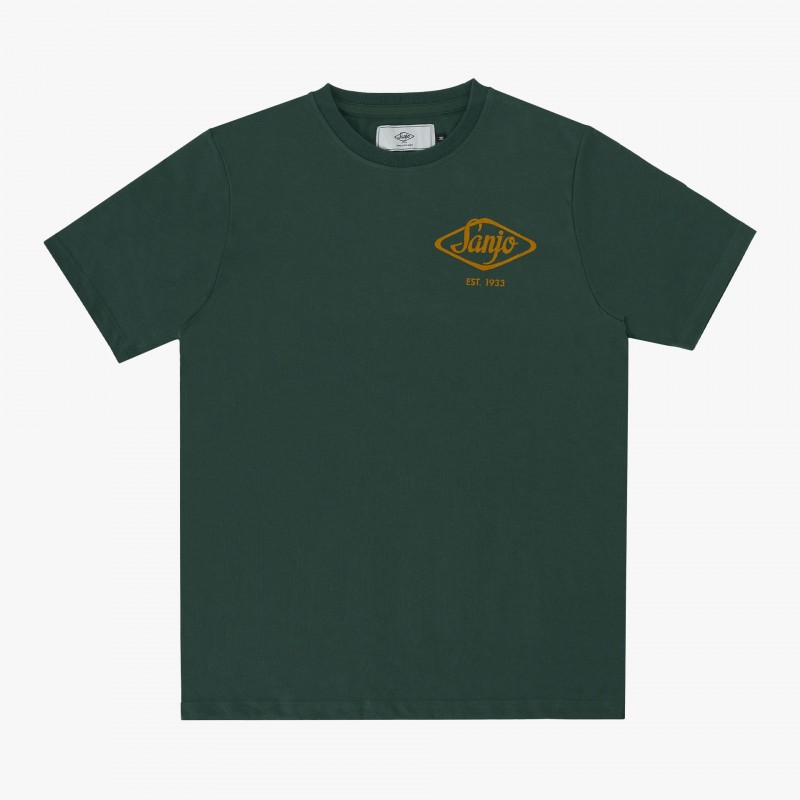 Sanjo Flocked Logo - SFLT COT 018 | Fuxia, Urban Tribes United