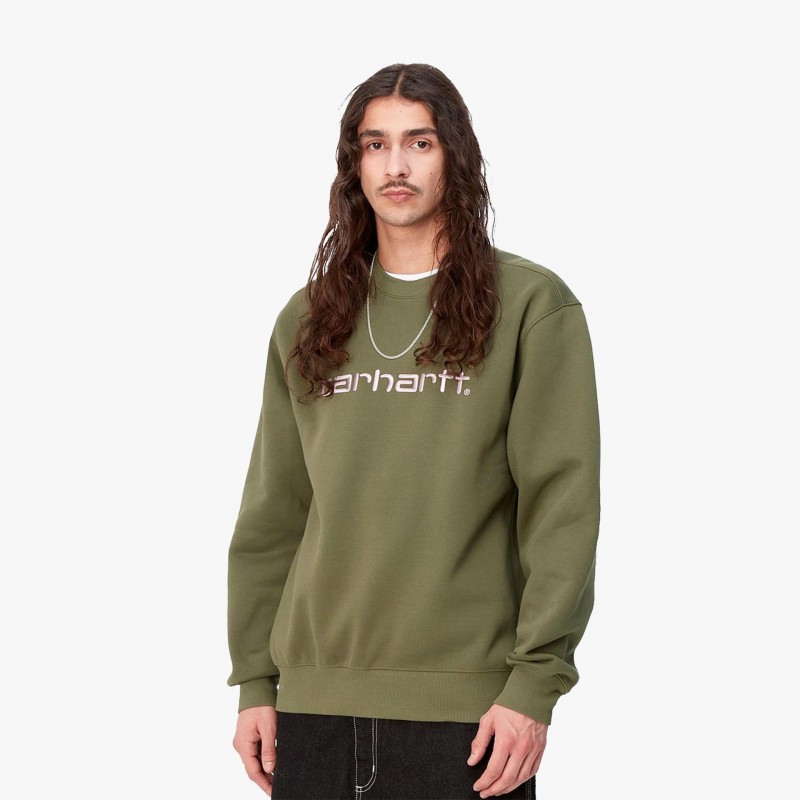 Carhartt WIP Sweat Carhartt - I030546 2QH XX - Fuxia, Urban Tribes United