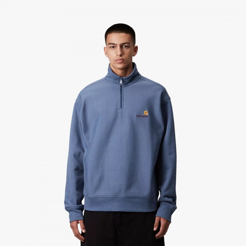 Carhartt WIP Half Zip American Script - I027014 976 XX - Fuxia, Urban Tribes United