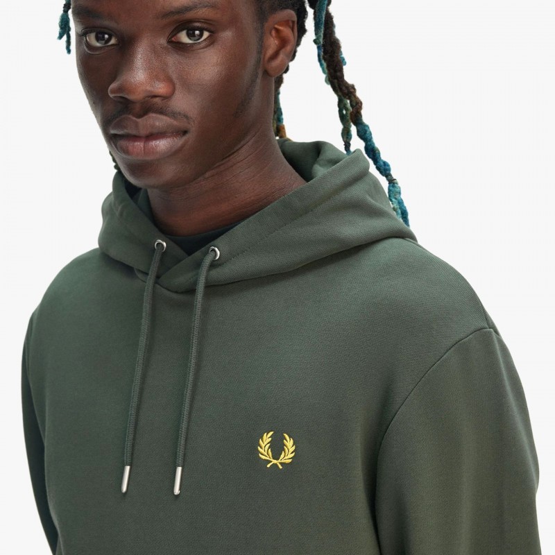 Fred Perry Sweat Tipped Hooded - M2643 X89 - Fuxia, Urban Tribes United