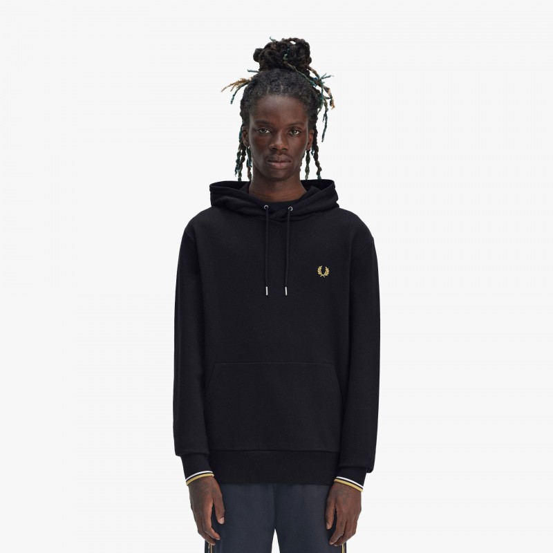 Fred Perry Tipped Hooded - M2643 W53 - Fuxia, Urban Tribes United